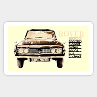 ROVER P6 2000 - German advert Magnet